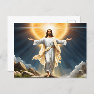 Jesus Christ resurrection  Postcard
