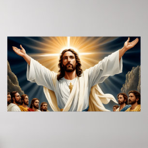 Jesus Christ resurrection Poster