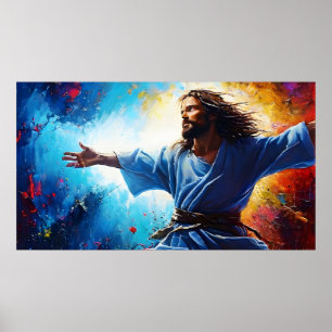 Jesus Christ resurrection Poster