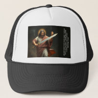 Jesus Christ Returns with a Sword Trucker Hat