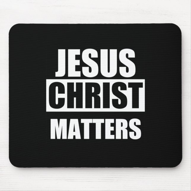 Jesus Christ S  Mouse Mat (Front)