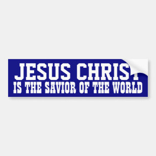 Jesus Christ: Saviour Bumper Sticker