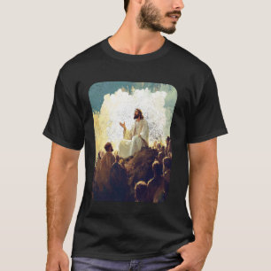 Jesus Christ Sermon On The Mount Christian Religio T-Shirt
