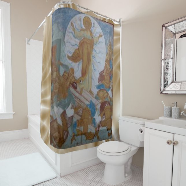 Jesus Christ Shower Curtain (In Situ)