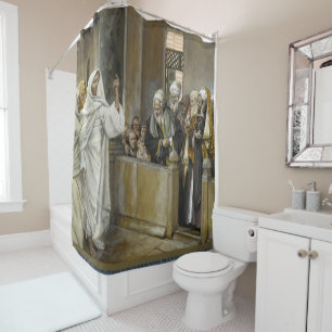 Jesus Christ Shower Curtain
