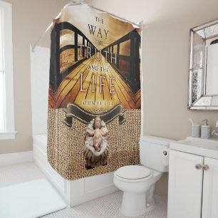Jesus Christ Shower Curtain
