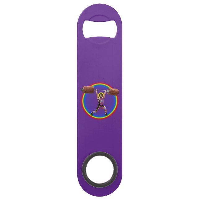 Jesus Christ Speed Bottle Opener (Front)