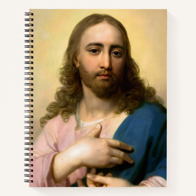 Jesus Christ Spiral Notebook (Front)