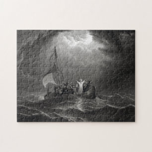Jesus Christ Stills the Tempest Jigsaw Puzzle