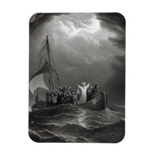 Jesus Christ Stills the Tempest Magnet