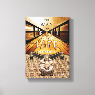 Jesus Christ Stretched Canvas Print Canvas