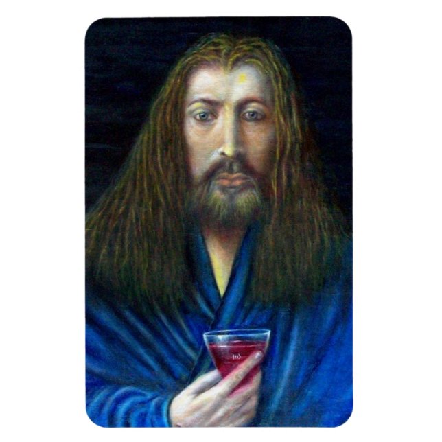 JESUS CHRIST, THE CHALICE IN EMMAUS MAGNET (Vertical)