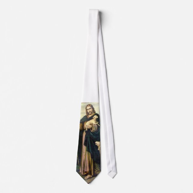 JESUS CHRIST THE GOOD SHEPHERD 7 TIE (Front)