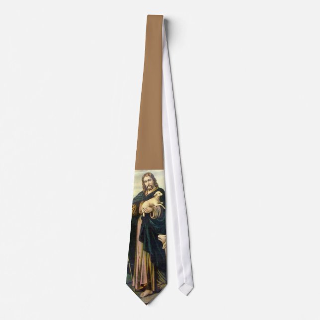 JESUS CHRIST, THE GOOD SHEPHERD TIE (Front)