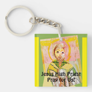 Jesus Christ the High Priest Key Ring
