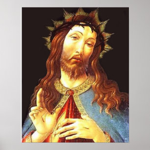 Jesus Christ the King 2 - Cristo Rey Print Poster