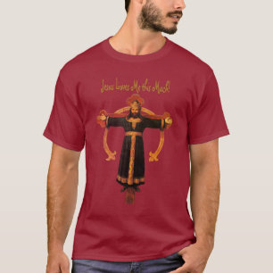 Jesus Christ the King Cross Cristo Rey T-Shirt