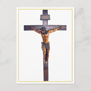 Jesus Christ the Saviour Crucifix Postcard