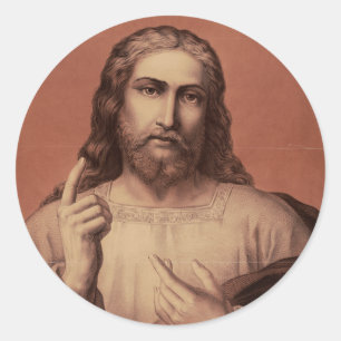 Jesus Christ the Teacher Classic Round Sticker