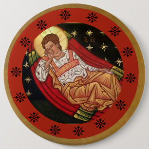 Jesus Christ, the Unsleeping Eye ICON 6 Cm Round Badge
