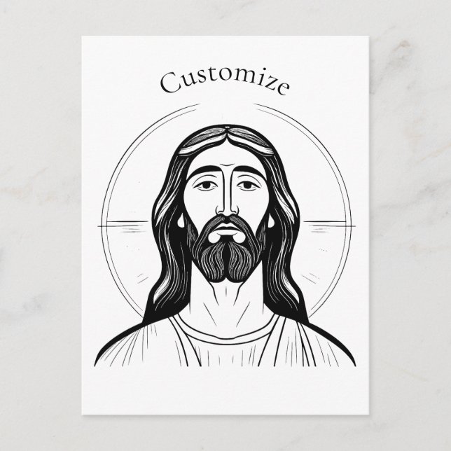 Jesus Christ Thunder_Cove Postcard (Front)