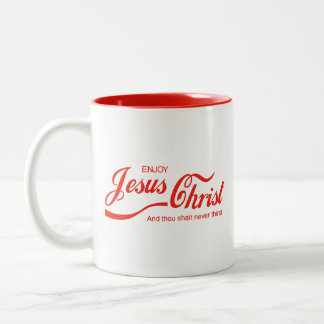 Jesus Christ Two-Tone Coffee Mug