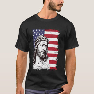 Jesus Christ USA Catholic T-Shirt