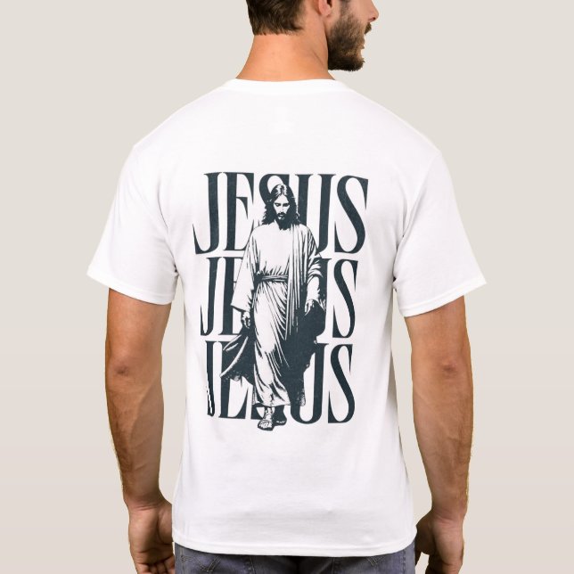 Jesus Christ walking T-Shirt (Back)