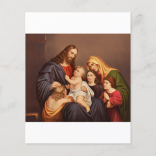 Jesus Christ with Children Premium Fine Art