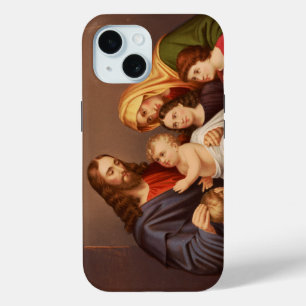 Jesus Christ with Children Premium Fine Art iPhone 15 Case