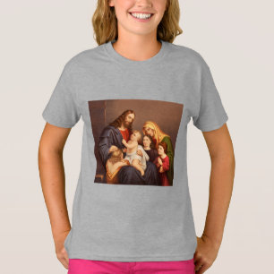 Jesus Christ with Children Premium Fine Art T-Shirt
