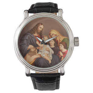 Jesus Christ with Children Premium Fine Art Watch