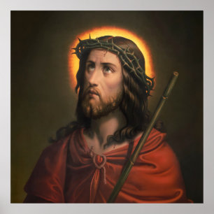 Jesus Christ with Crown of Thorns Poster