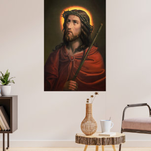 Jesus Christ with Crown of Thorns Poster