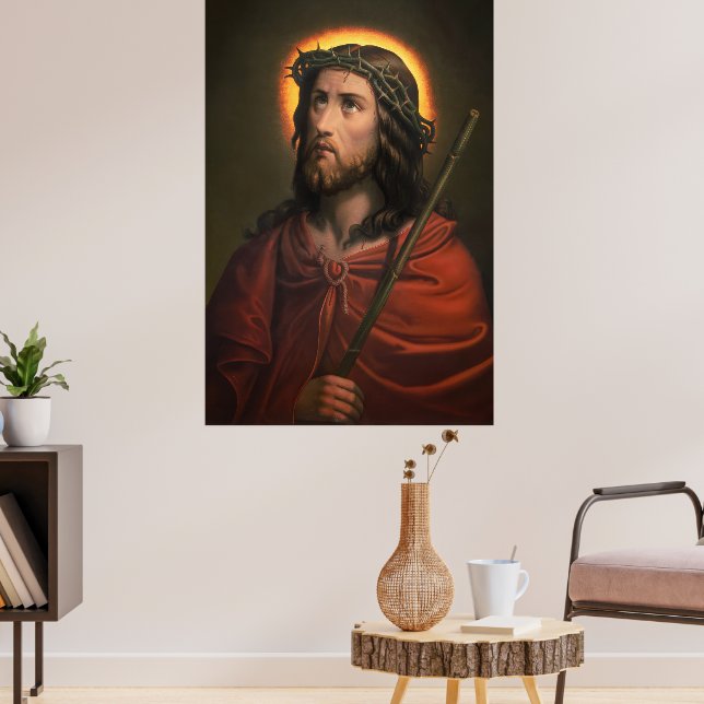 Jesus Christ with Crown of Thorns Poster (Living Room 3)