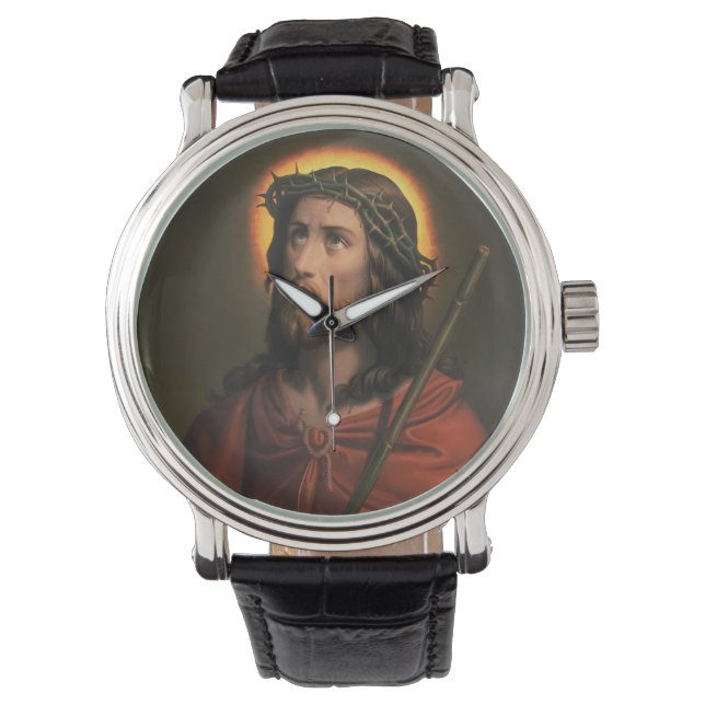 Jesus Christ with Crown of Thorns Watch (Front)