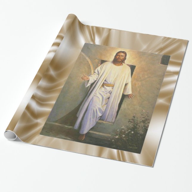 Jesus Christ Wrapping paper (Unrolled)