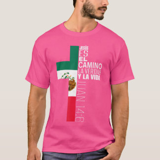 Jesus Christian Bible Verse Gifts Spanish Meican F T-Shirt
