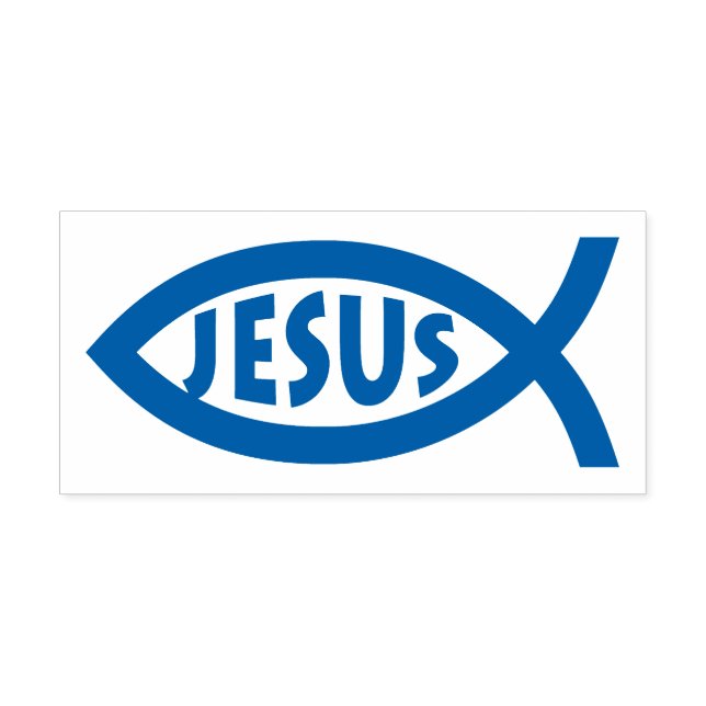 Jesus | Christian Fish Symbol Self-inking Stamp (Design)