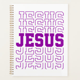 Jesus Christian God Easter Spring Summer Colours Planner