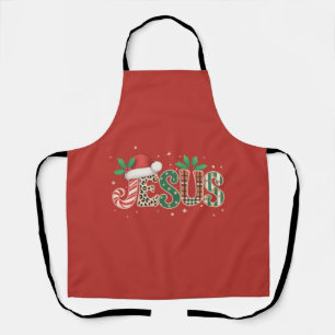 Jesus Christian Religious Saying Faith Bible Verse Apron