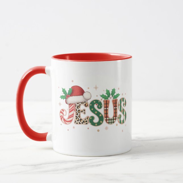 Jesus Christian Religious Saying Faith Bible Verse Mug (Left)