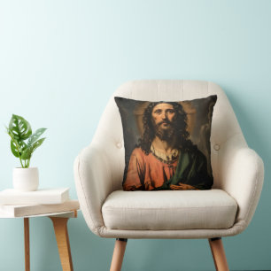 Jesus Christianity Reniassance Cushion