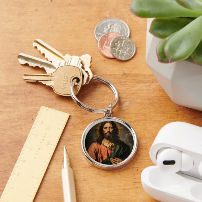Jesus Christianity Reniassance Key Ring (Desk)