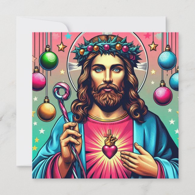 Jesus Christmas Card! Holiday Card (Front)