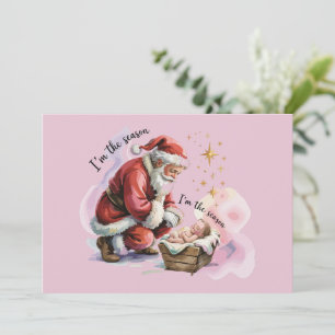 Jesus Christmas Christian Gift Holiday Card