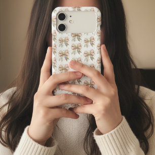 Jesus Christmas Coquette Bow iPhone / iPad case