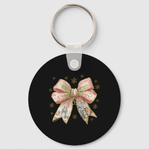 Jesus Christmas Coquette Xmas Jesus Is The Reason Key Ring
