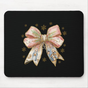 Jesus Christmas Coquette Xmas Jesus Is The Reason  Mouse Mat
