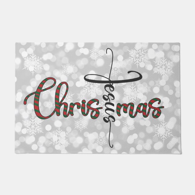 Jesus Christmas Doormat (Front)